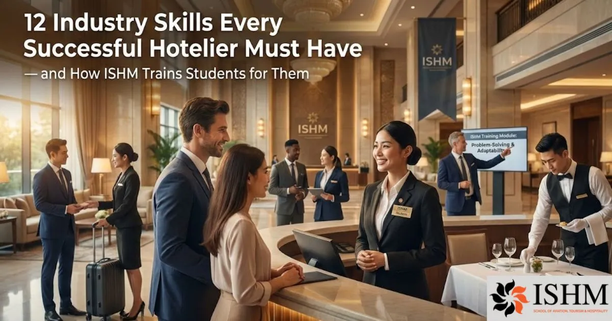12 Industry Skills Every Successful Hotelier Must Have — and How ISHM Trains Students for Them