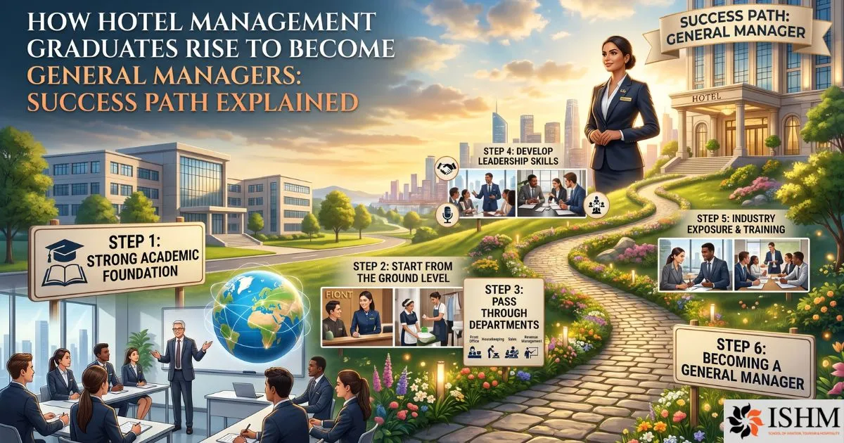 How Hotel Management Graduates Rise to Become General Managers – Success Path Explained